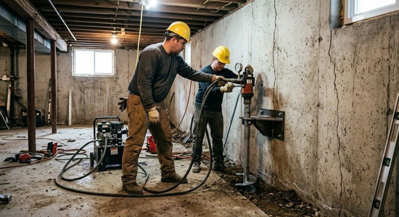 Basement Stabilization in Suitland, MD