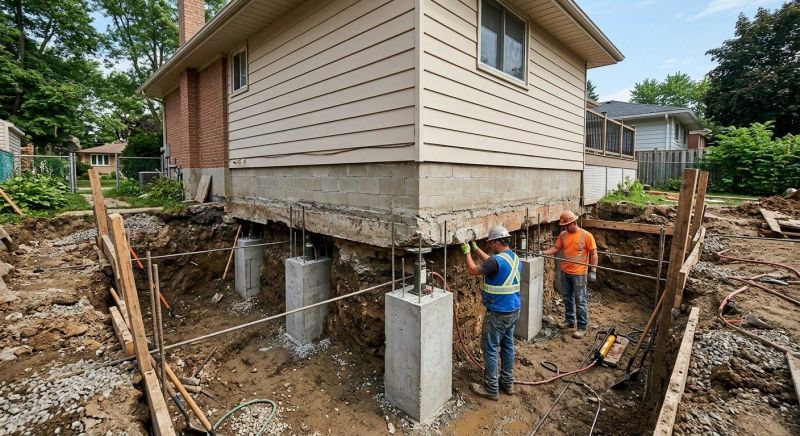 Basement Underpinning in Suitland, MD