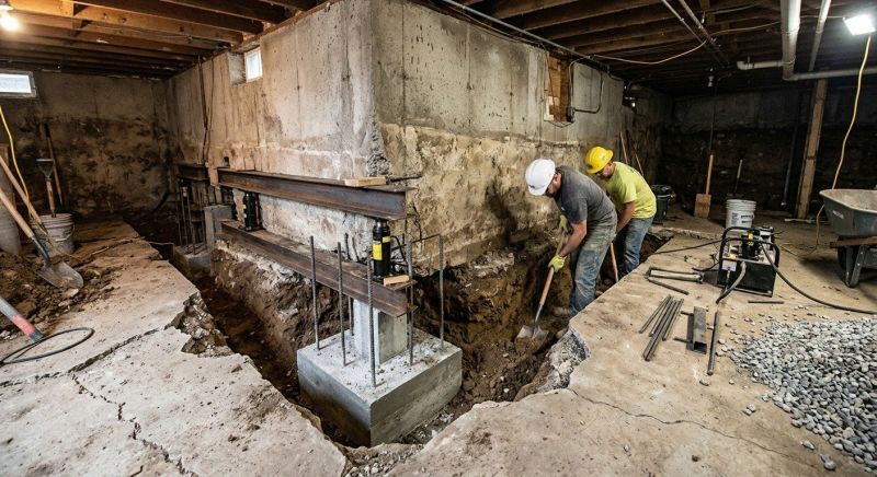 Basement Underpinning in Suitland, MD