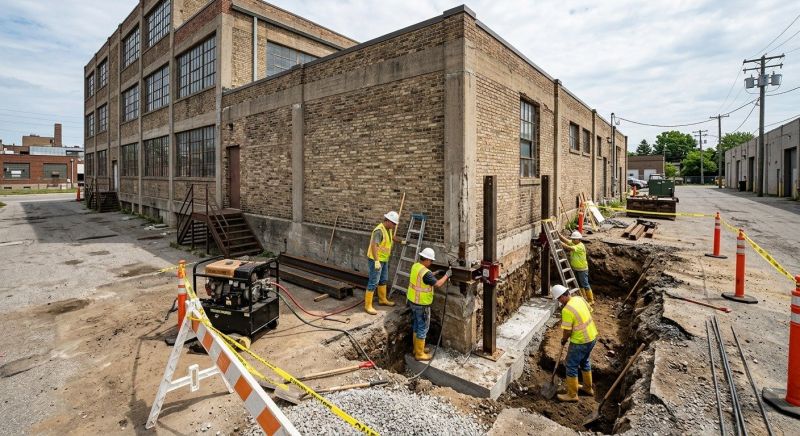 Building Foundation Repair in Chesapeake Beach, MD