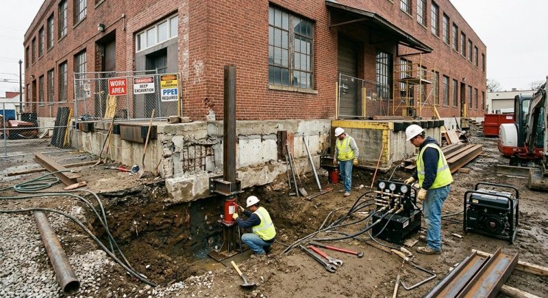 Building Foundation Repair in Great Falls, VA