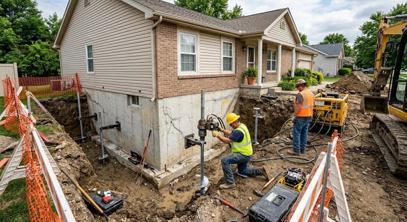 Building Foundation Repair in Hanover, MD