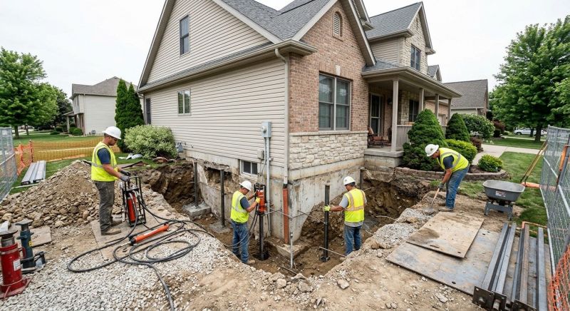 Building Foundation Repair in Oakton, VA