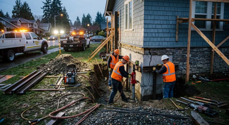 Building Foundation Repair in Rockville, MD