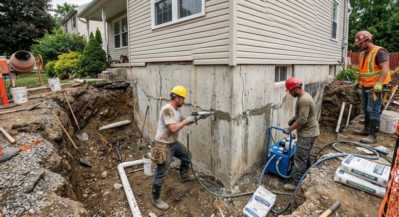 Concrete Foundation Repair in La Plata, MD