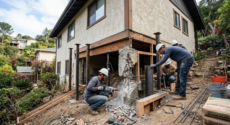 Concrete Foundation Repair in Millersville, MD
