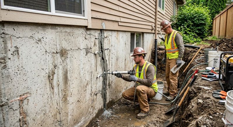 Cracked Foundation Repair in Accokeek, MD