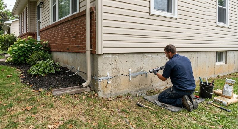 Cracked Foundation Repair in Fort Washington, MD