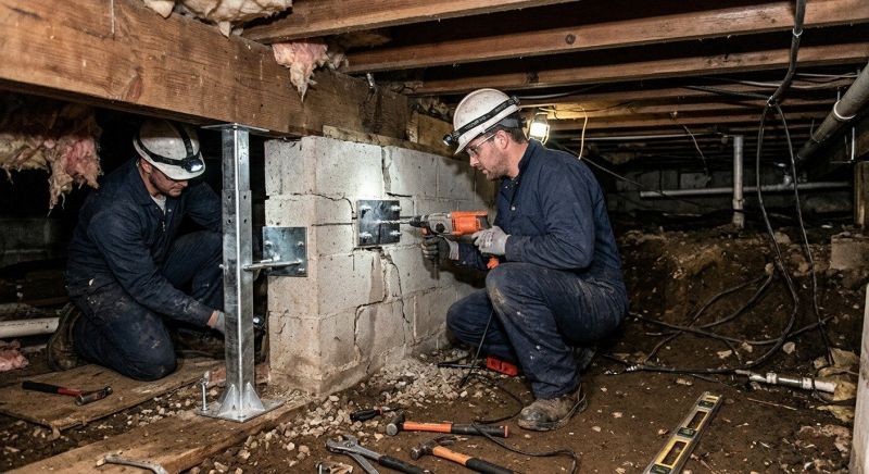 Crawlspace Foundation Repair in Clinton, MD
