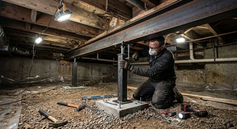 Crawlspace Structural Repair in Suitland, MD