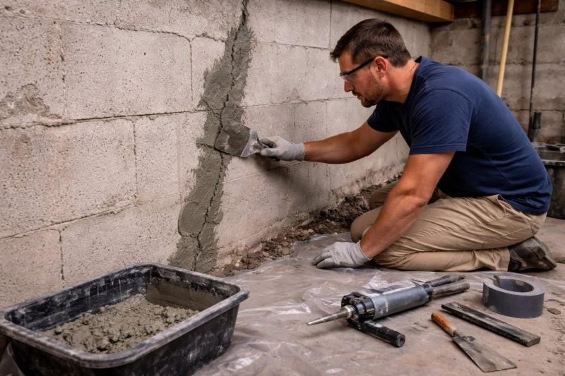 Foundation Crack Repair in Greenbelt, MD