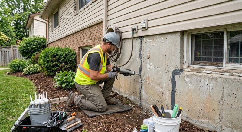 Foundation Crack Sealing in Suitland, MD