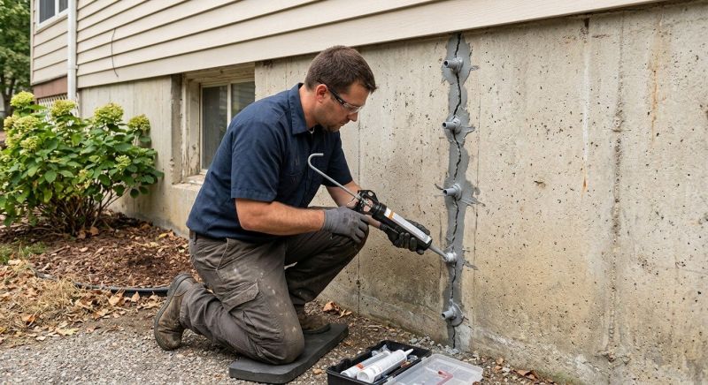 Foundation Crack Sealing in Suitland, MD