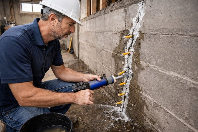 Foundation Crack Sealing in Suitland, MD