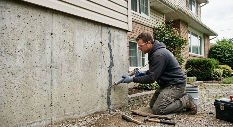 Foundation Crack Sealing in Suitland, MD