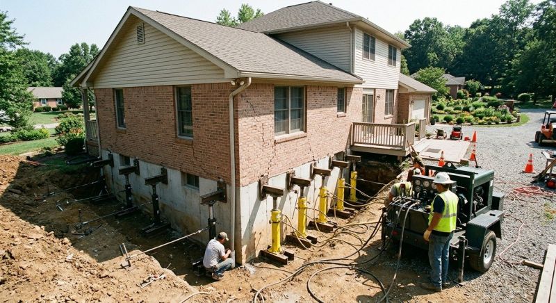 Foundation Jacking in Ashton, MD