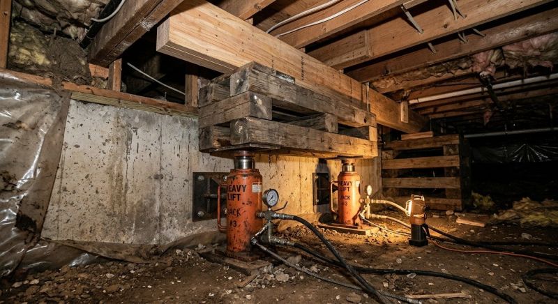 Foundation Jacking in Reston, VA
