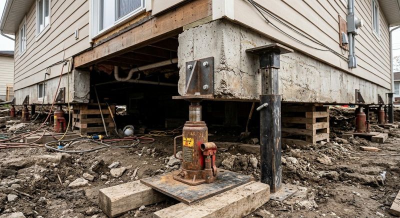 Foundation Lifting in Sandy Spring, MD