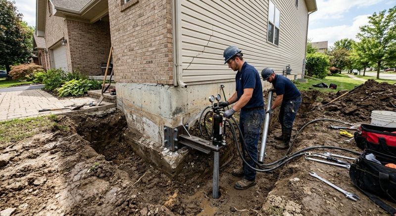 Foundation Settlement Repair in Suitland, MD