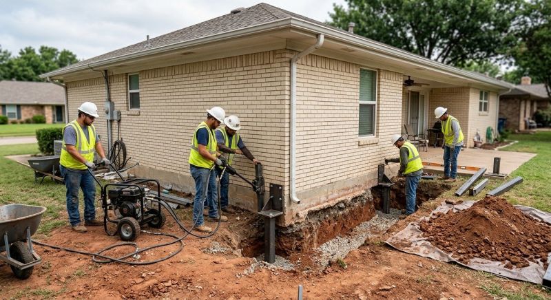 Foundation Stabilizing in Chesapeake Beach, MD