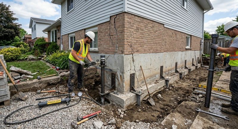 Foundation Stabilizing in Fairfax County, VA