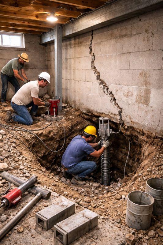 Foundation Structural Repair in Olney, MD