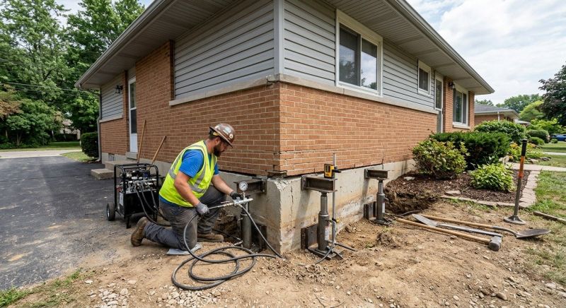 Home Foundation Leveling in Sandy Spring, MD