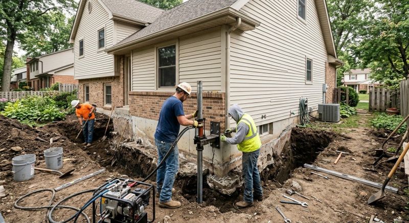 Home Foundation Repair in Sandy Spring, MD
