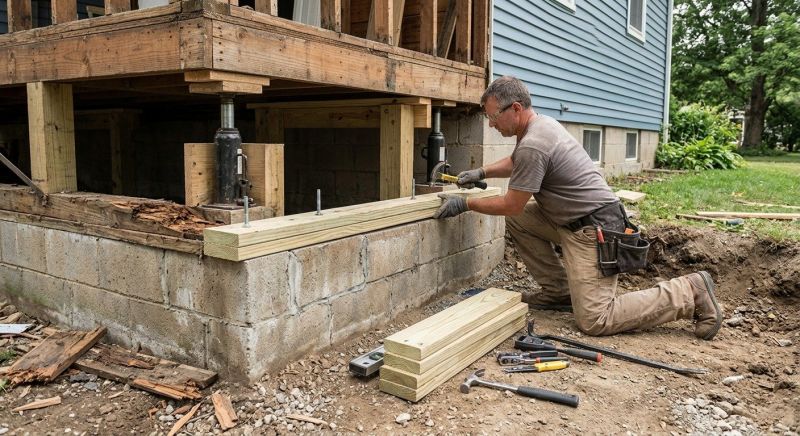 House Foundation Repair in Davidsonville, MD