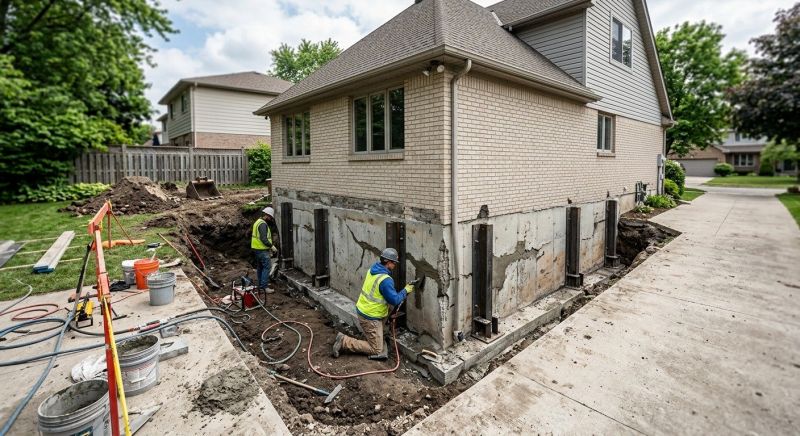 House Foundation Repair in Reston, VA