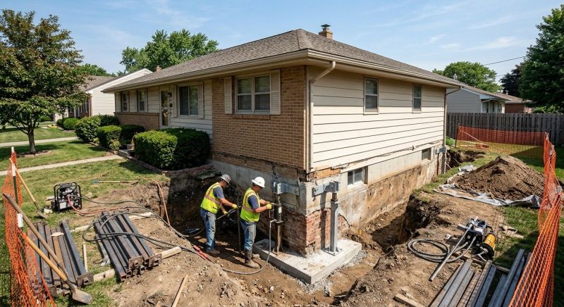 House Underpinning in Suitland, MD