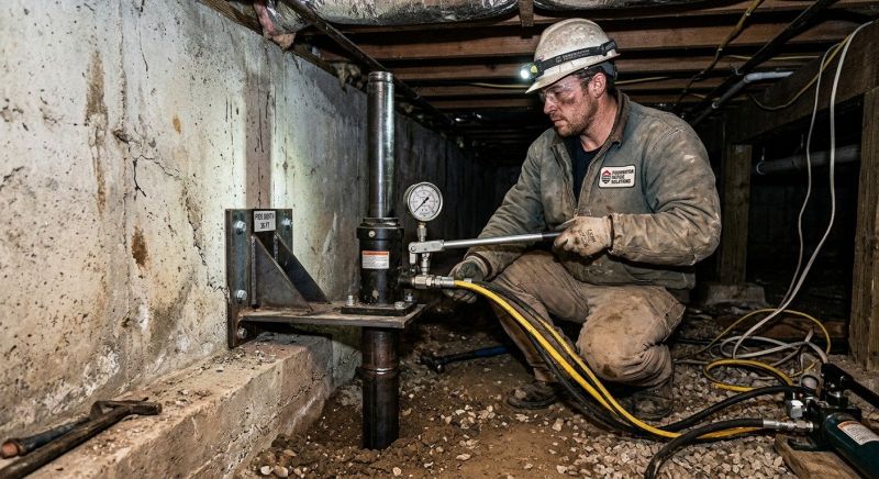 Settling Foundation Service in Burtonsville, MD