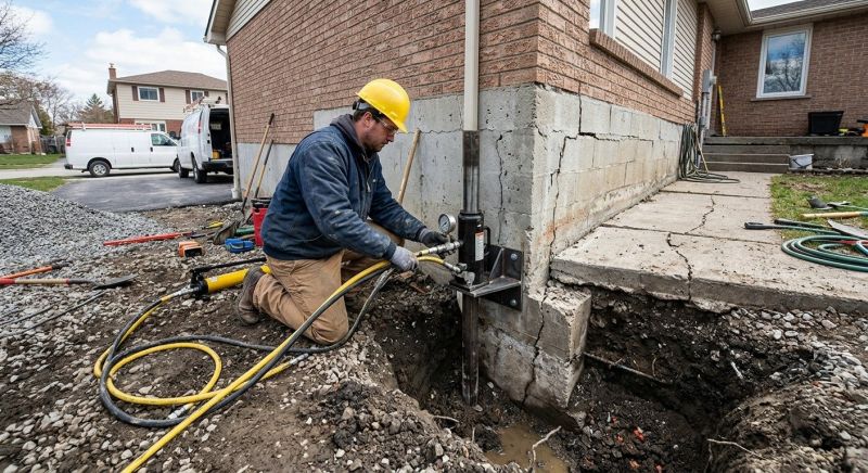 Sinking Foundation Repair in Ashton, MD