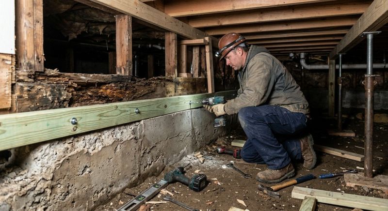 Sinking Foundation Repair in Beltsville, MD