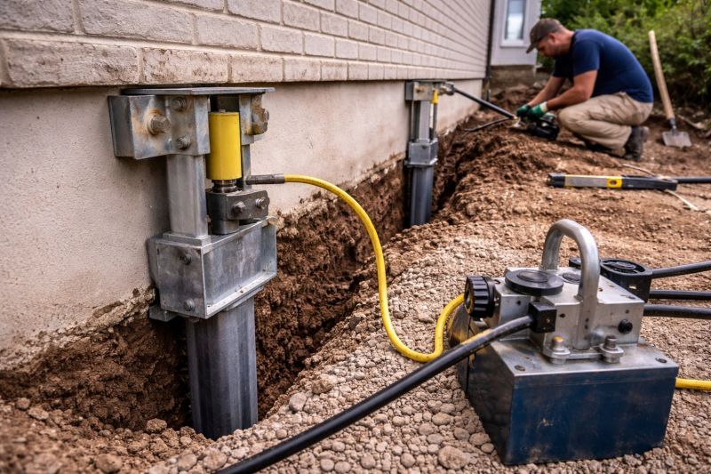 Sinking Foundation Repair in Lorton, VA
