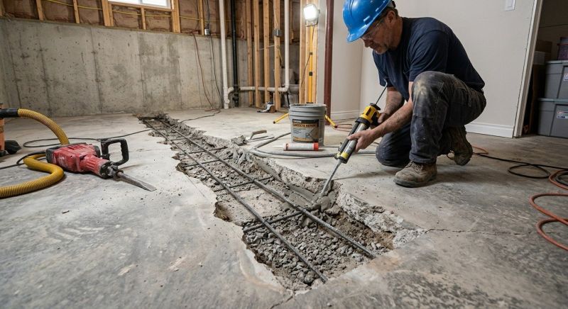 Slab Foundation Repair in Suitland, MD