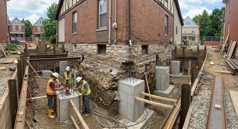 Structural Underpinning in Suitland, MD